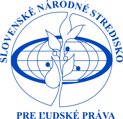 Slovenské národné centrum pre ľudské práva - logo 